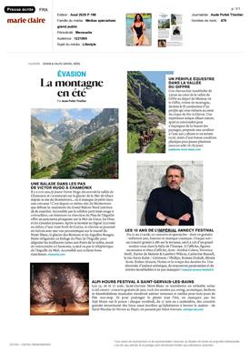 MARIE CLAIRE : ÉVASION La montagne en été