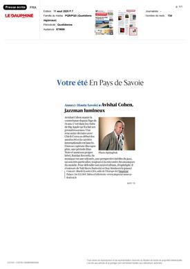 LE DAUPHINE : Avishai Cohen, jazzman lumineux