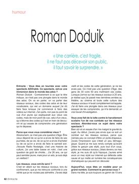 ENTRACTE : Roman Doduik